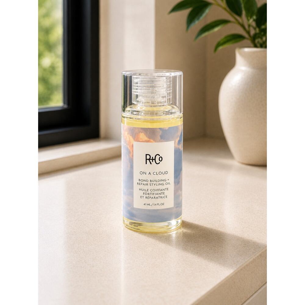 $38 New R+Co On A Cloud Bond Building + Repair Styling Oil 41mL